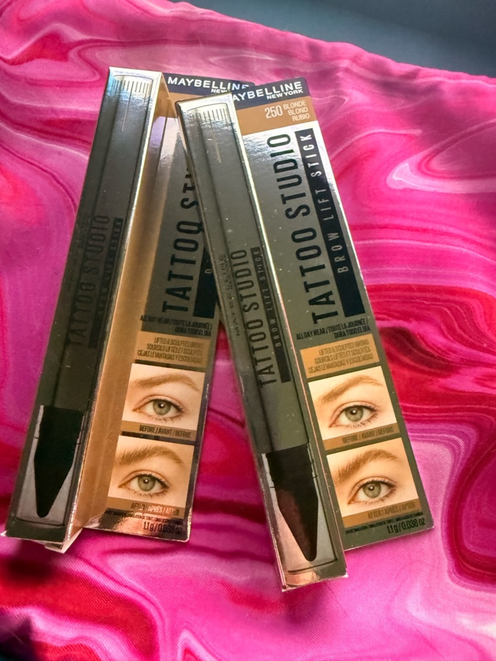 2x Maybelline Brow Lift Stick - Blonde (250)